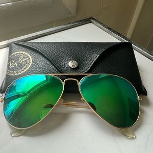 Ray Ban blue/green aviators